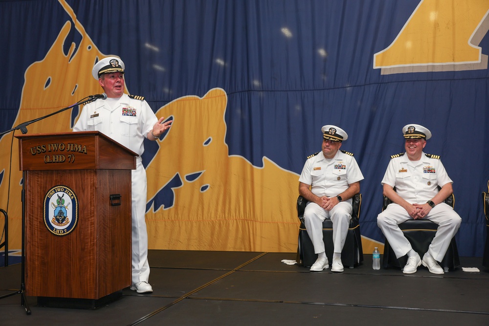 2025 USS Iwo Jima Change of Command