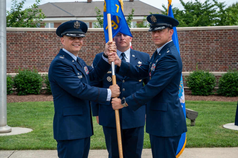 794th CS honors outgoing commander, welcomes new leadership