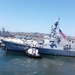 MANNING THE RAILS ABOARD USS CARL M LEVIN