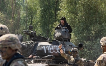 7th Engineer Brigade Conduct Wet Gap Crossing In Romania