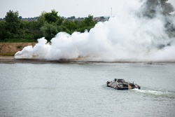 7th Engineer Brigade Conduct Wet Gap Crossing In Romania [Image 2 of 11]