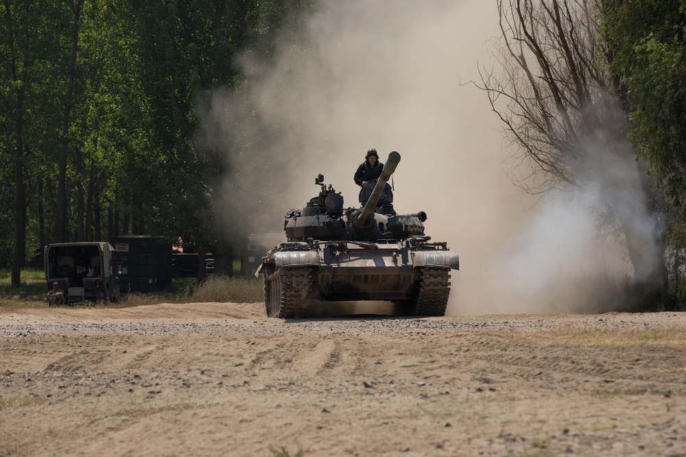 7th Engineer Brigade Conduct Wet Gap Crossing In Romania