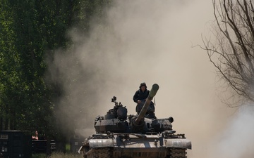 7th Engineer Brigade Conduct Wet Gap Crossing In Romania