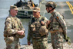 7th Engineer Brigade Conduct Wet Gap Crossing In Romania [Image 11 of 11]