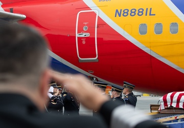 Southwest Airlines transported the remains of Staff Sergeant Loring Lord
