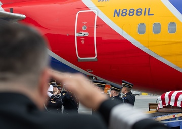Southwest Airlines transported the remains of Staff Sergeant Loring Lord