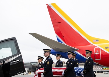 Southwest Airlines transported the remains of Staff Sergeant Loring Lord