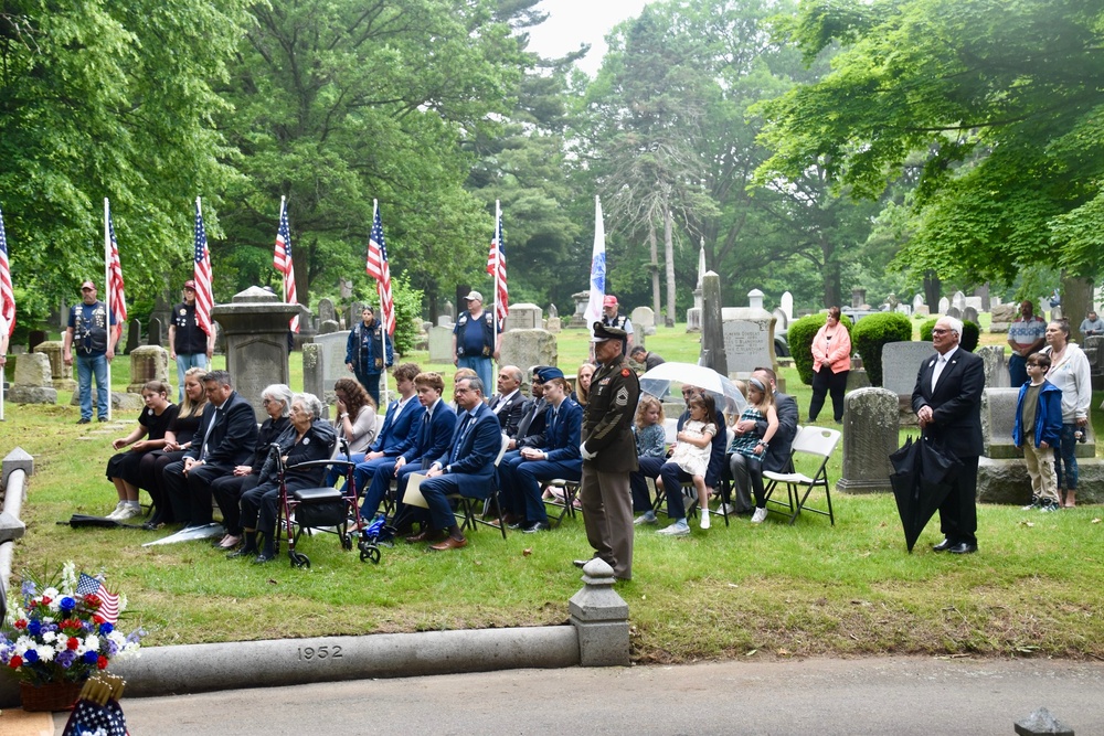 Staff Sgt. Loring E. Lord's final interment with full military honors