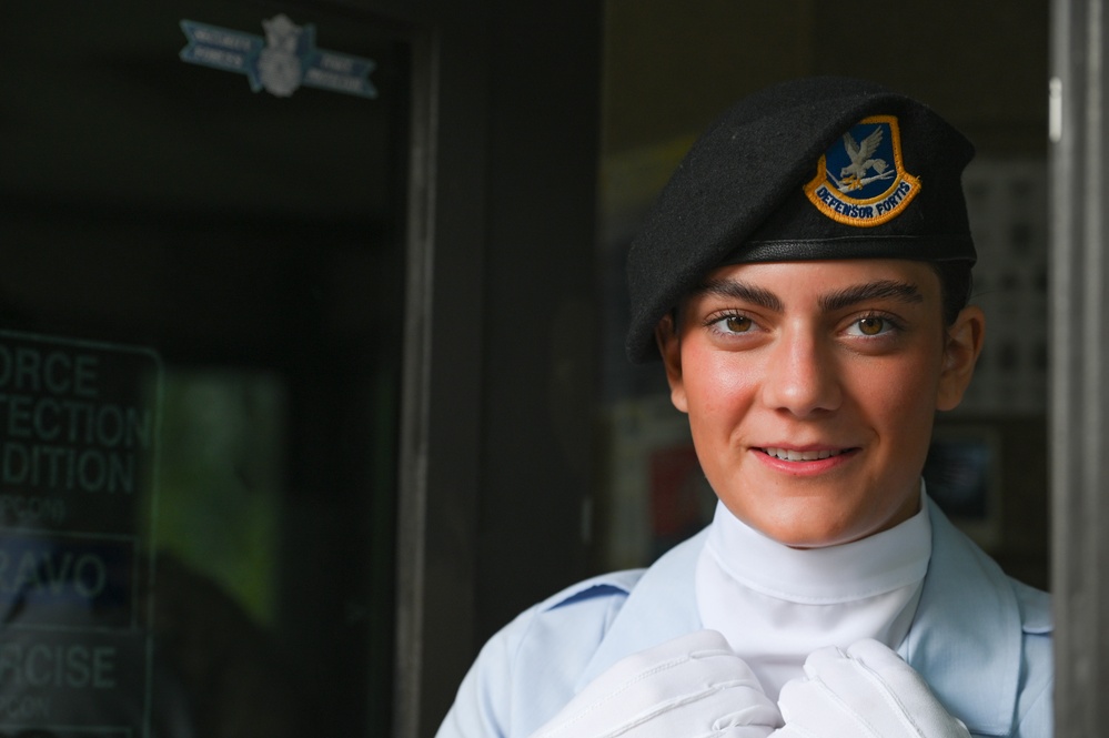 Security Forces in Dress Blues