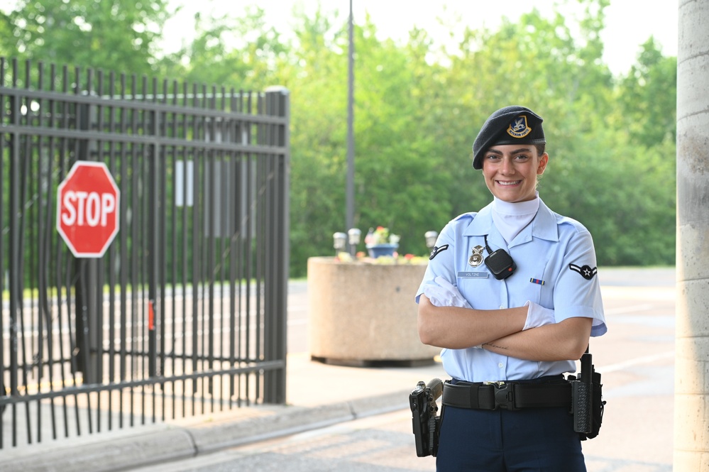 Security Forces in Dress Blues