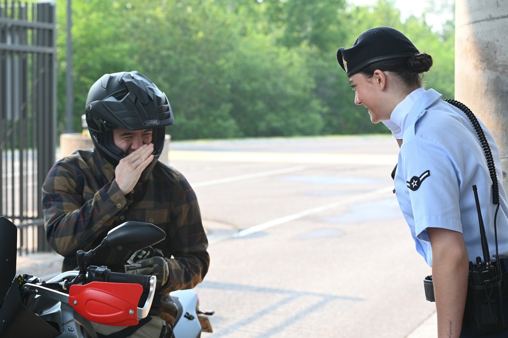 Security Forces in Dress Blues