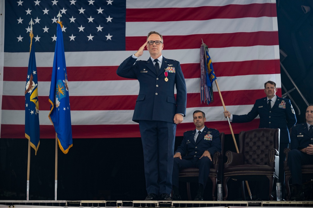 Schwartz takes command of the 436th OG