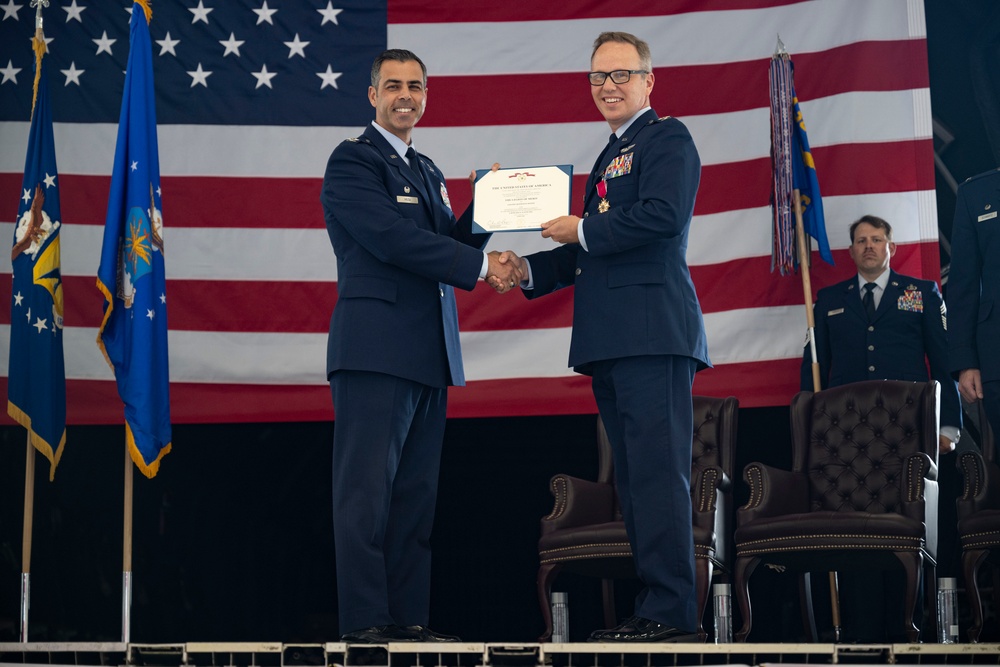 Schwartz takes command of the 436th OG