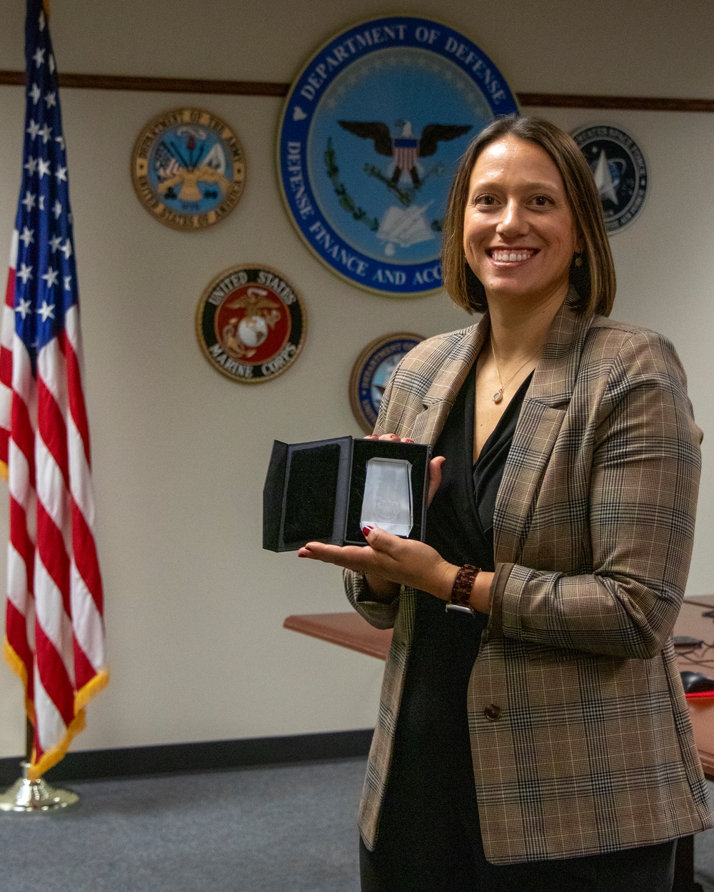 Ellen Severson, deputy director for IT assessment, analysis, and assignment for DFAS was recognized at the Technet Cyber Conference, earning the Armed Forces Communications and Electronics Association International (AFCEA) 40 under Forty Award