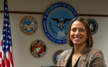Ellen Severson, deputy director for IT assessment, analysis, and assignment for DFAS was recognized at the Technet Cyber Conference, earning the Armed Forces Communications and Electronics Association International (AFCEA) 40 under Forty Award