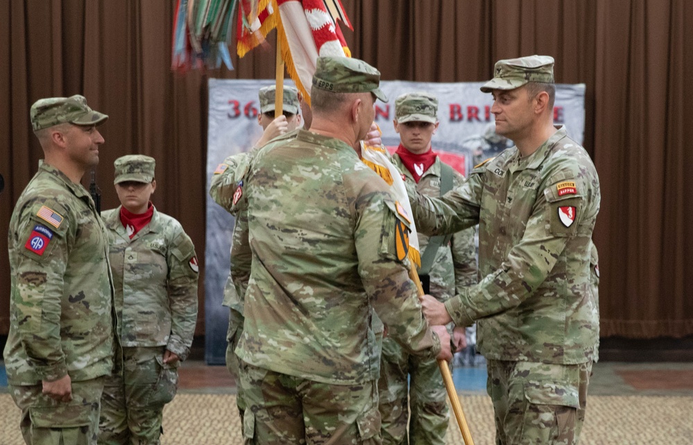 36th Engineer Brigade Change of Command