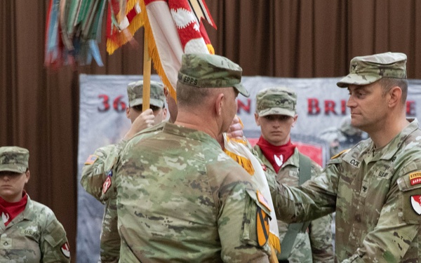 36th Engineer Brigade Change of Command
