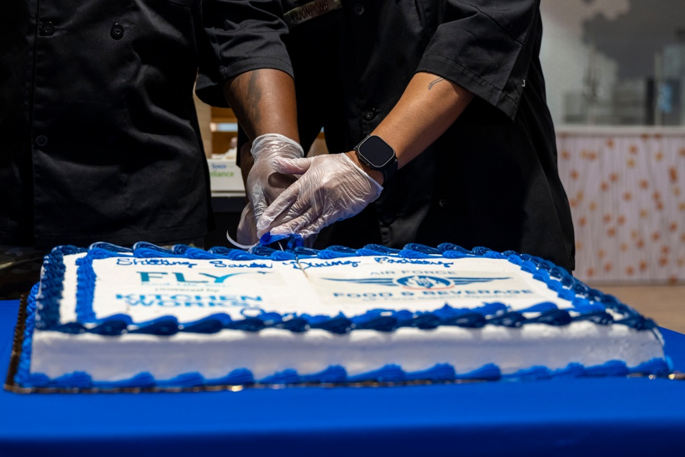 49th FSS hosts reopening for Shifting Sands Dining Facility