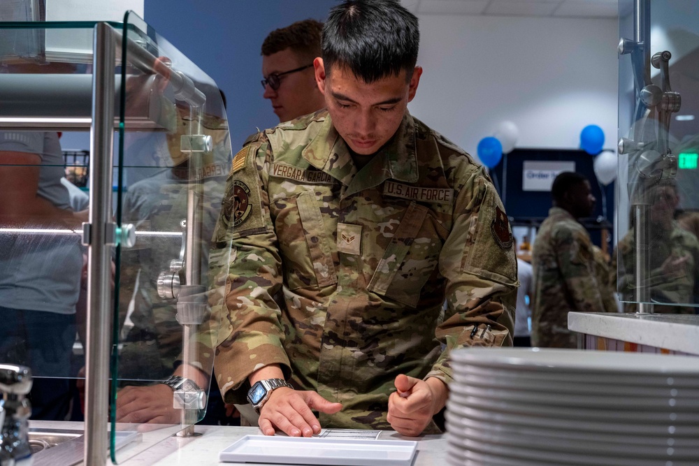 49th FSS hosts reopening for Shifting Sands Dining Facility