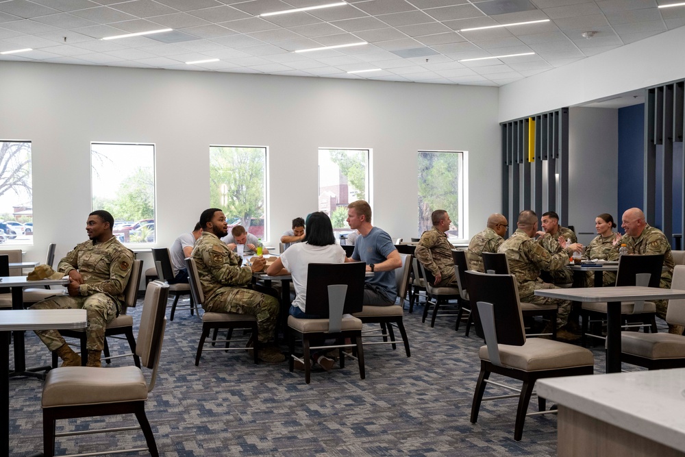 49th FSS hosts reopening for Shifting Sands Dining Facility