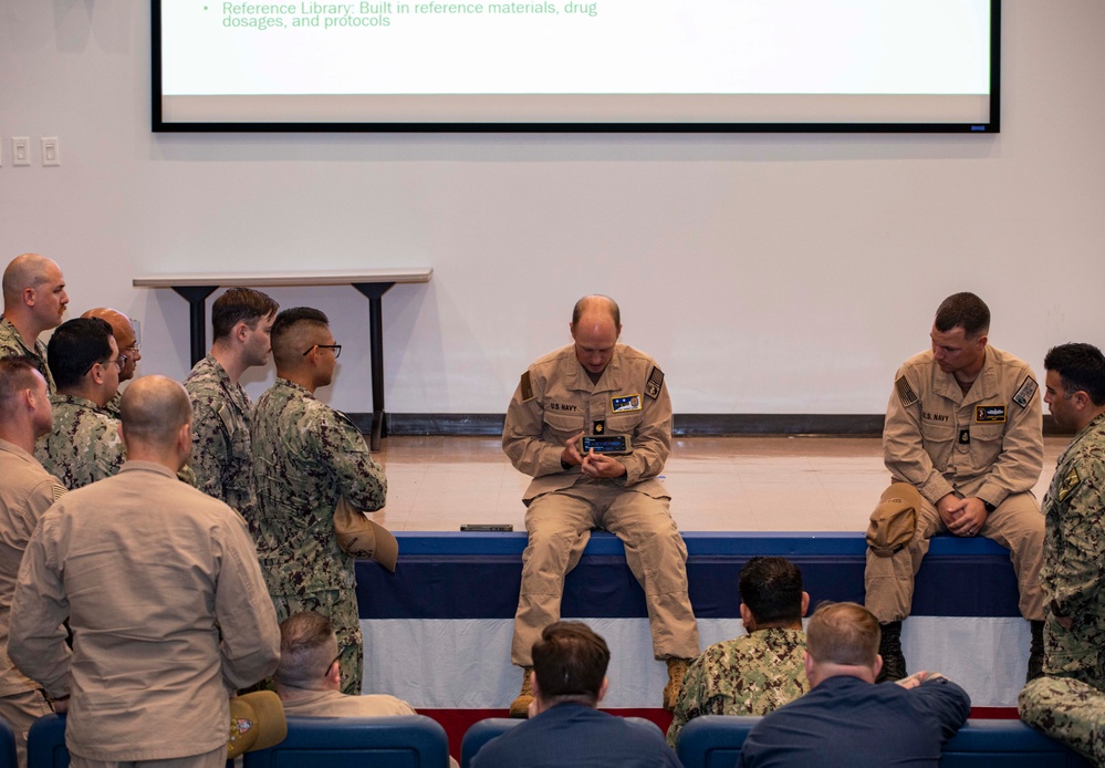 Independent Duty Corpsman Train on new Assistant Technology