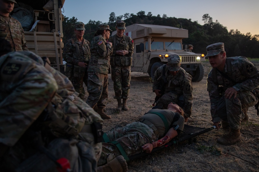 Various medical units hone emergency medicine skills in simulated scenarios