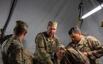 Various medical units hone emergency medicine skills in simulated scenarios