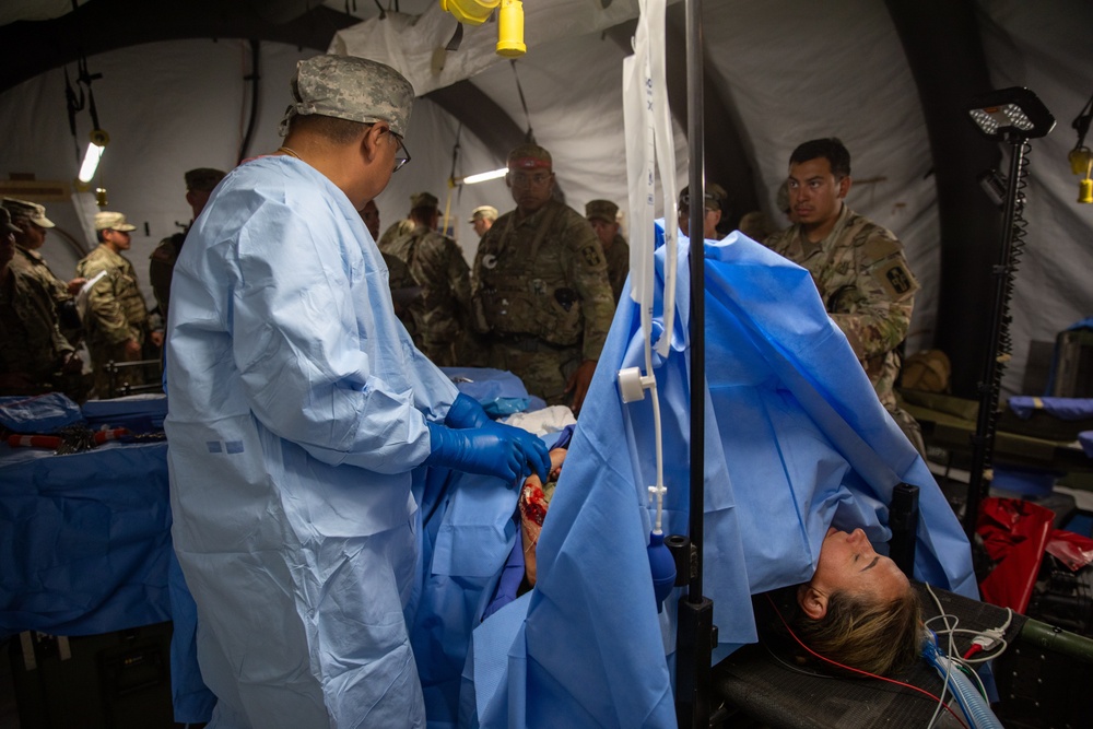 Various medical units hone emergency medicine skills in simulated scenarios