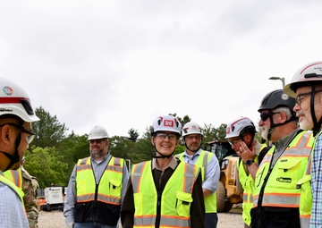 Maj. Gen. Kimberly Colloton tours New England District MIT Lincoln Laboratory project