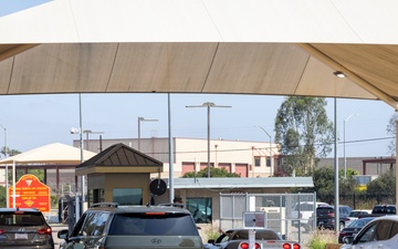 MCAS Miramar PMO conducts credential checks using an IDEMIA biometric system