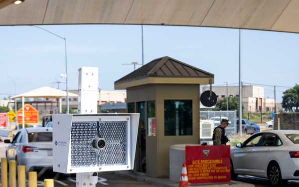 MCAS Miramar PMO conducts credential checks using an IDEMIA biometric system
