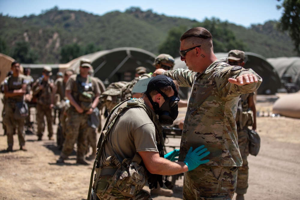801st Field Hospital responds to notional mass casualty scenario