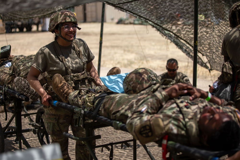 801st Field Hospital responds to notional mass casualty scenario