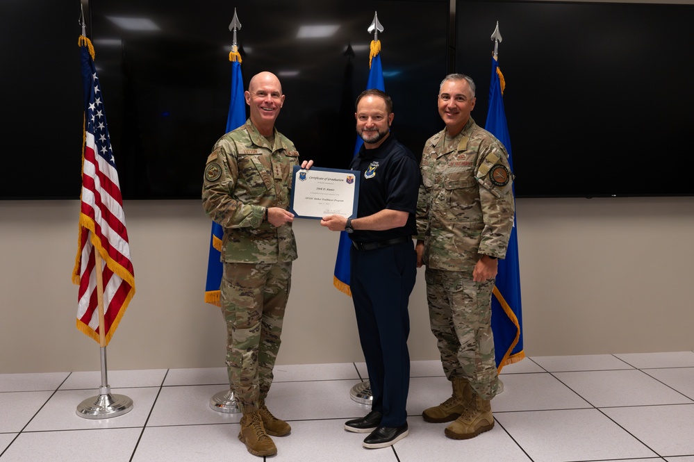 AFGSC deputy commander meets with AFGSC Striker Intern Program
