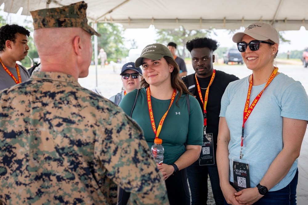 The Commandant, Gen. Eric Smith attends Marine Day at MCB Quantico