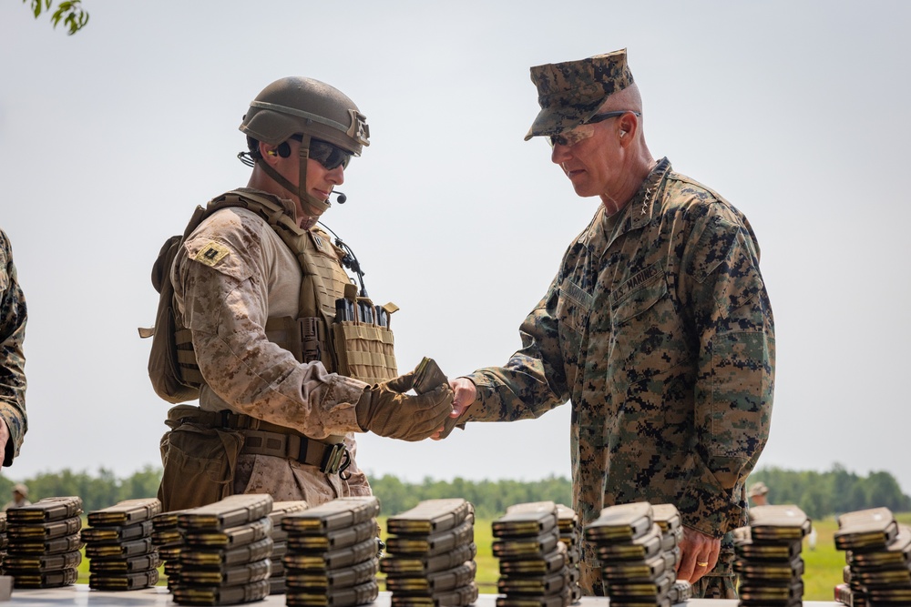 The Commandant, Gen. Eric Smith attends Marine Day at Quantico