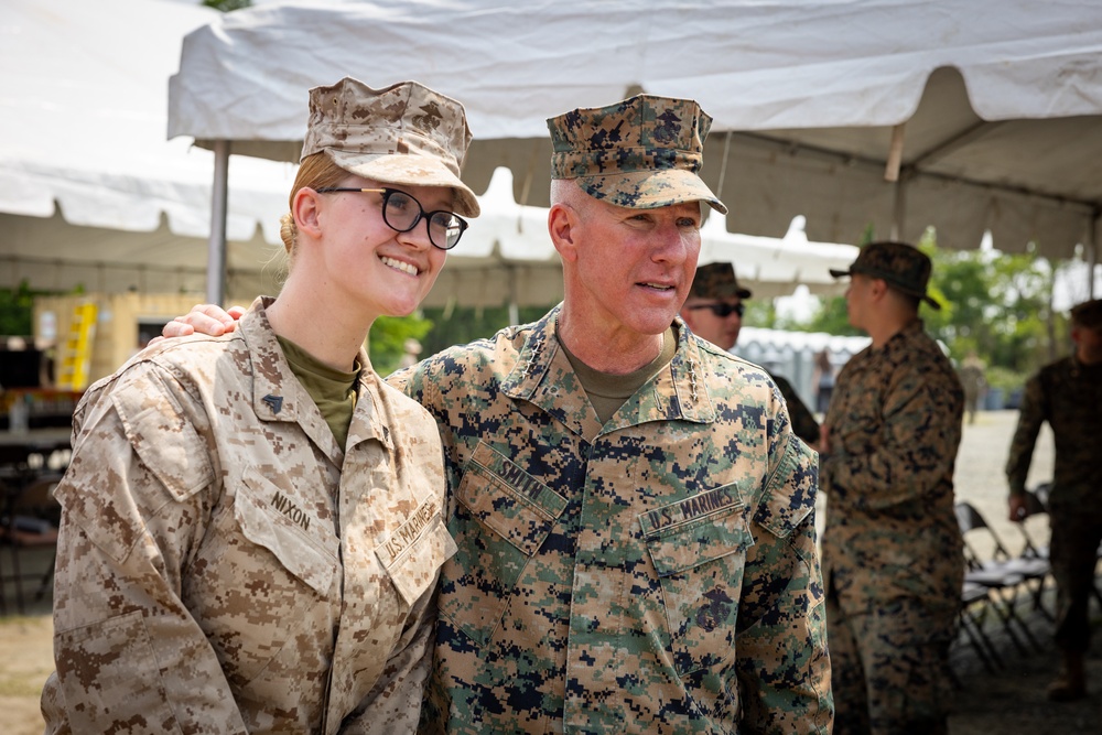 The Commandant, Gen. Eric Smith attends Marine Day at Quantico