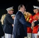 The Commandant, Gen. Eric Smith hosts Secretary of the Navy, Hon. John Phelan for an Evening Parade at MBW