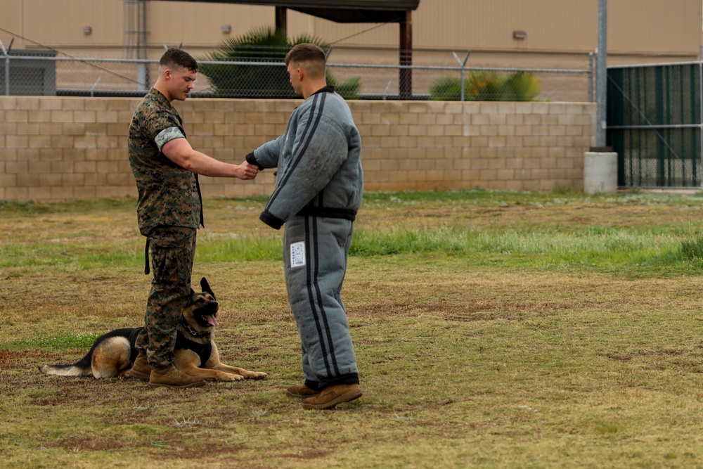 K9 Unit Demonstration for JROTC Cadets
