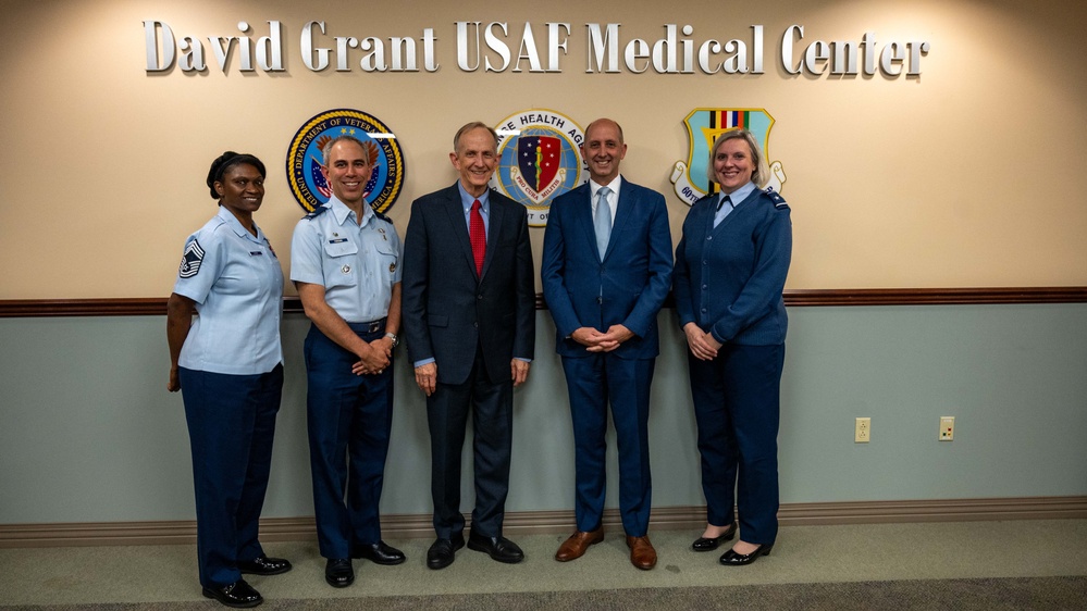 Acting Assistant Secretary of Defense for Health Affairs visits Travis AFB