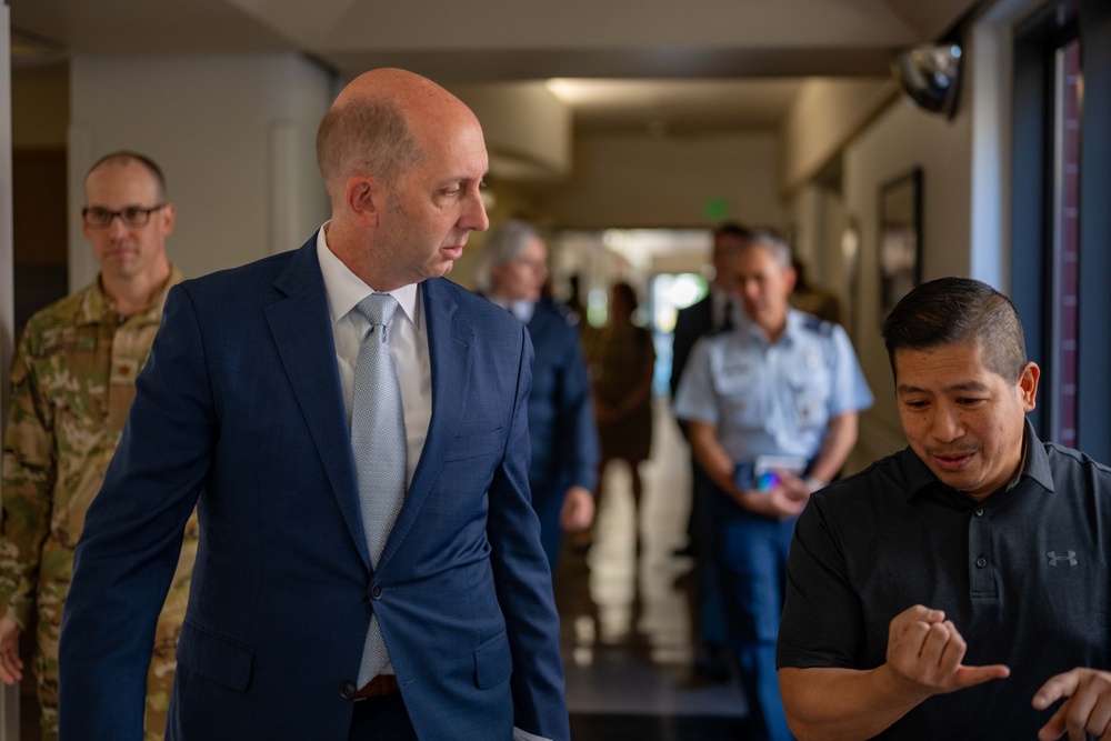 Acting Assistant Secretary of Defense for Health Affairs visits Travis AFB