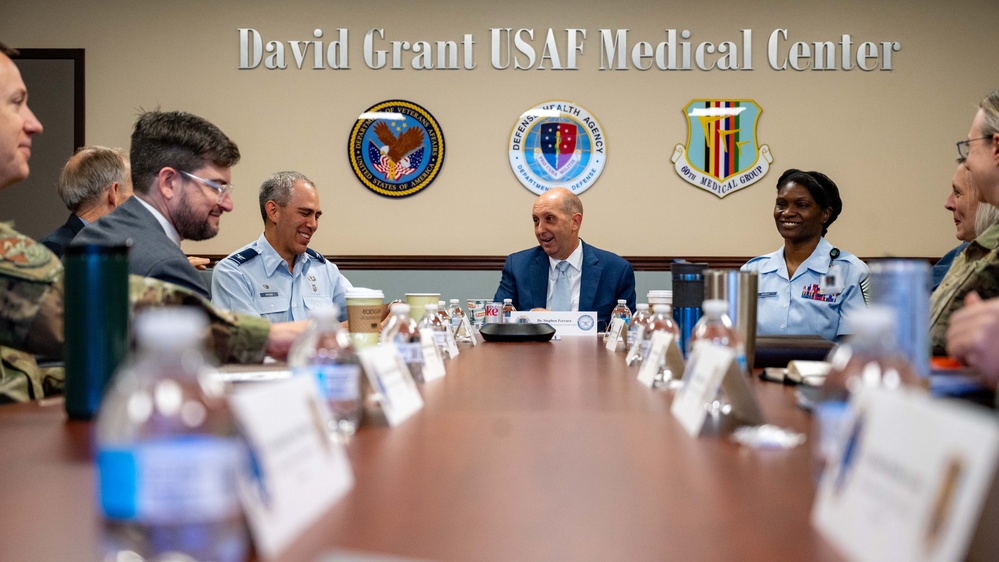 Acting Assistant Secretary of Defense for Health Affairs visits Travis AFB