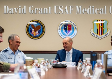 Acting Assistant Secretary of Defense for Health Affairs visits Travis AFB