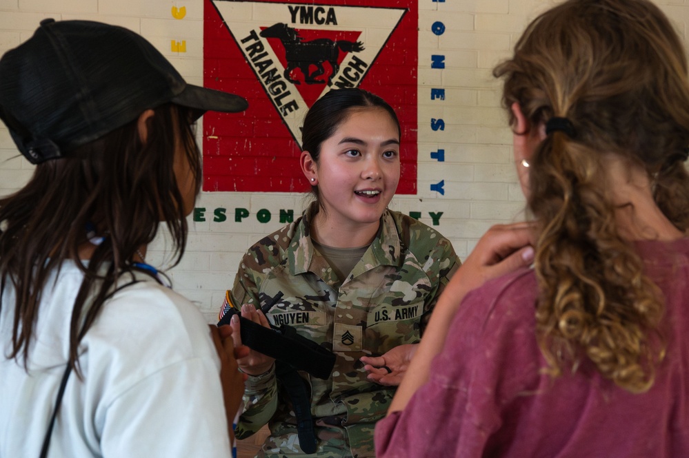 DM participates in YMCA Hero Day