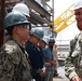 Vice Admiral Brendan McLane Visits USS Daniel Inouye (DDG 118)