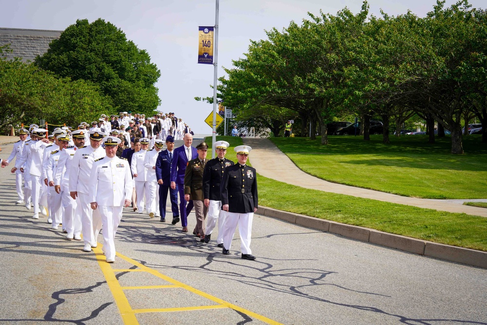 Secretary of the Navy Addresses Naval War College 2025 Graduates