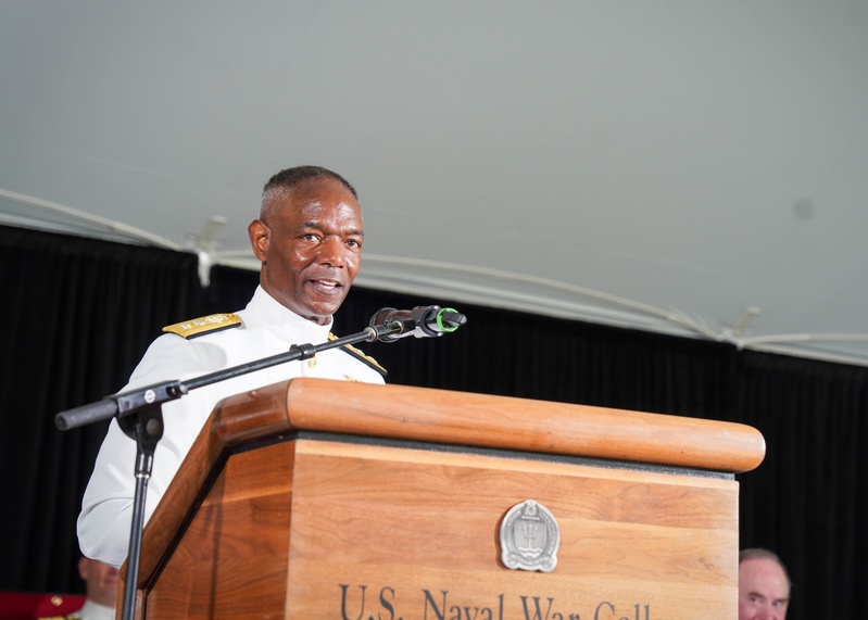 Secretary of the Navy Addresses Naval War College 2025 Graduates