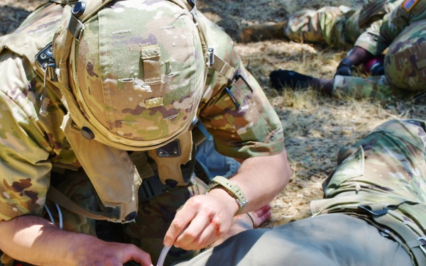 Medics engage in mass casualty exercise at Mojave Falcon 25