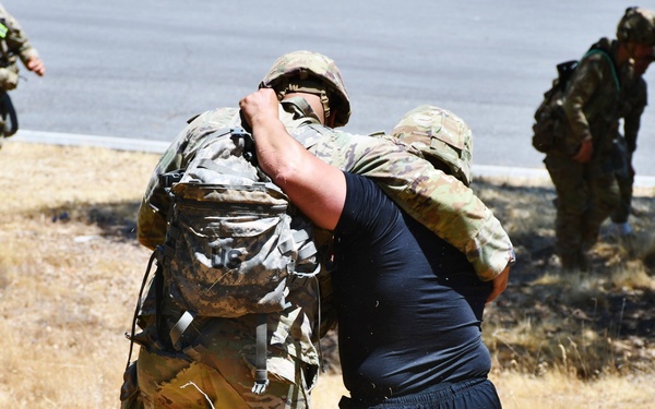 Medics engage in mass casualty exercise at Mojave Falcon 25
