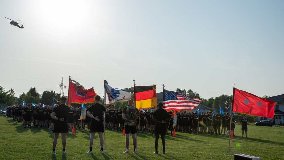 USAG Wiesbaden honors Army’s 250th anniversary with post run